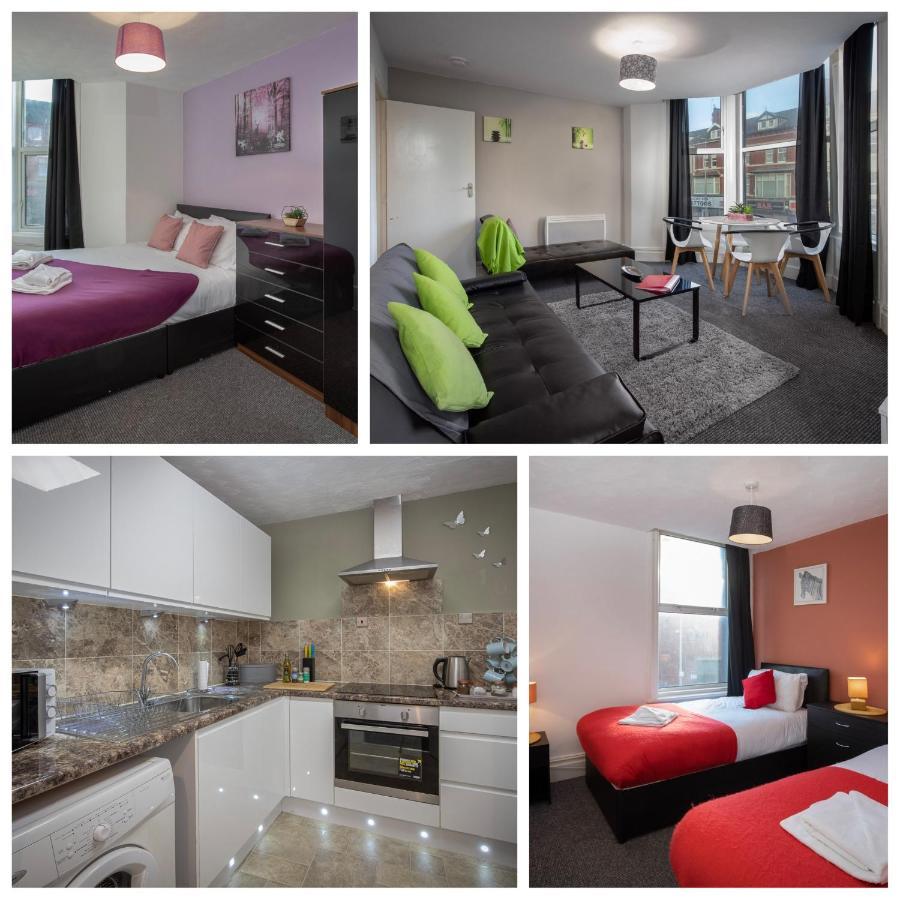 02 Springfield - Sleeps 6 Appartement Blackpool Buitenkant foto